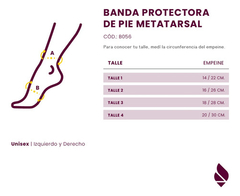 Imagen de Banda Metatarsal Dema Con Olivas De Descarga X 2