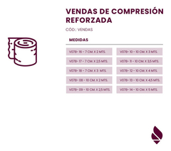 Venda Resistente Terapéutica Rodilla Post Operatoria 10x3.5m - tienda online