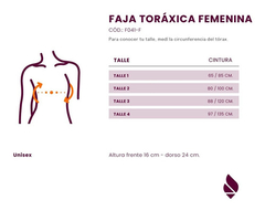 Faja Torácica Femenina Dema Contiene Parrilla Costal - Home & Outlet