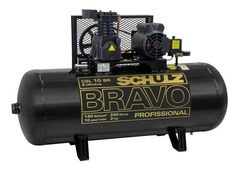 Compresor De Aire Eléctrico Schulz Bravo Csl 10 Br/200 183l 2hp 220v