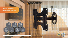 Soporte De Tv Led 23 A 42 Pulgadas 25kg E-soporter Giro 180º - comprar online