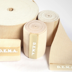 Venda Elástica Reforzada C/velcro 10cm X 2,5mts Dema Cuot As Color Beige - tienda online