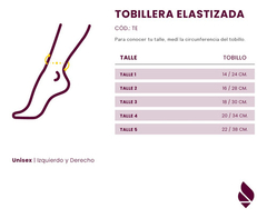 Tobillera Elástizada, Pie Derecho E Izquierdo Dema - comprar online