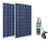 Kit Bomba Sumergible Solar 12lpm 24v 100mts + 2 Paneles 100w