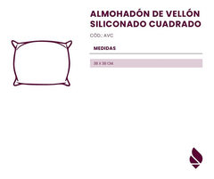 Almohadón De Vellón Siliconado Cuadrado Dema - comprar online