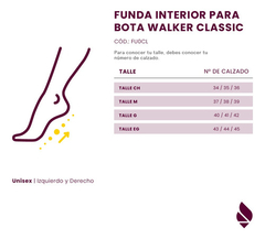 Funda Interior Para Bota Walker Ortopédica Dema en internet