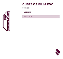 Cubre Camilla Pvc Dema 70 Cm X 200 Cm Ajuste Perfecto - comprar online