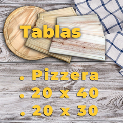 Tablas Pizzera 33 Cm Reforzado, Exelente Calidad Estacionada en internet