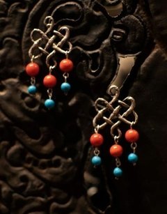 T208 Knot Earings - From my Chinese Cabinet - comprar online