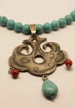 T314 Turquoise Necklace - From my Chinese Cabinet - comprar online