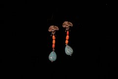 T213 Mushroom Earings - From my Chinese Cabinet - comprar online