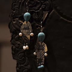 Japanese Earings - From my Chinese Cabinet