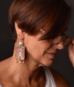 T226 - Earring - Theodora & justinian - tienda online