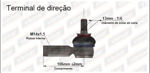 Extremo Direccion Chrysler Neon Caravan - comprar online