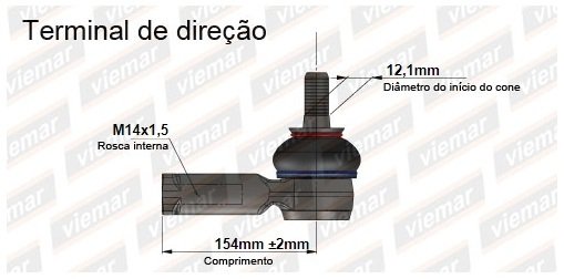 Extremo Direccion Derecho Fiat Idea Strada Adventure - comprar online