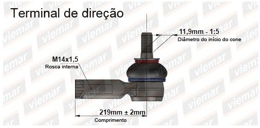 Extremo Direccion Derecho Renault Duster Captur Oroch - comprar online