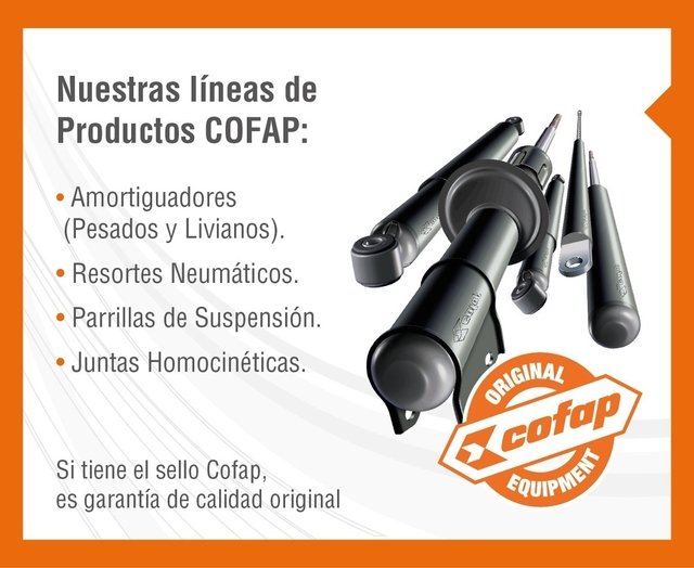 Kit 2 Amortiguadores Delanteros Ecosport Años 03/12 Cofap - AF Adrian Fantinatto