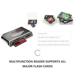 Leitor Cartão De Memória Kingston Usb 3.0 Sd Compact Flash - loja online