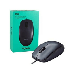 Mouse Office com Fio Usb 1000dpi Preto Logitech M90 - comprar online