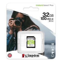 CARTAO DE MEMORIA SD 32GB KINGSTON 100MB/S SDS2/32GB