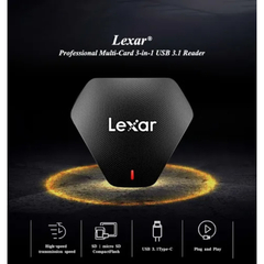 Leitor Lexar Usb 3.1 Cartão Sd E Compact Flash - comprar online