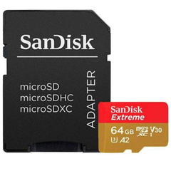 Memória Micro Sd Sandisk 64gb Extreme 160mb/s 4k Uhd Lacrado - comprar online