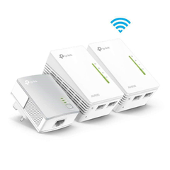 Extensor Powerline Av600 Tp-link Tl-wpa4220t Kit Triplo V4.0 - comprar online