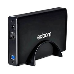 GAVETA P/ HD 3.5" EXBOM CGHD-G34 USB 3.0 PRETA