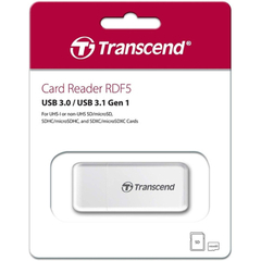 Leitor Cartão De Memória Sd e Micro Transcend Usb 3.0 Rdf5w