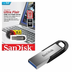 PENDRIVE 16GB SANDISK Z73 ULTRA FLAIR METAL USB 3.0 - SDCZ73