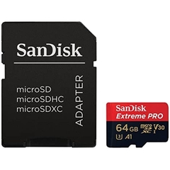 CARTAO DE MEMORIA MICRO SD 64GB SANDISK EXTREME PRO 170MB/s