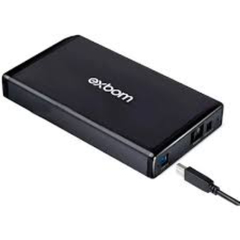 GAVETA P/ HD 3.5" EXBOM CGHD-G34 USB 3.0 PRETA - comprar online