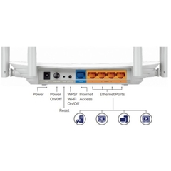 Roteador Tp-link Ac1200 Archer C50 V4 Wireless Dual Band Nfe na internet
