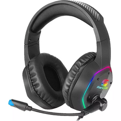 FONE HEADSET GAMER 2 X P2 + USB (RGB) + ADAP. P3 BLACKFIRE RGB FORTREK - comprar online
