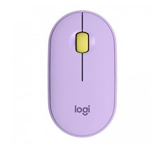Mouse Office Sem Fio/ Bluetooth Silent Lilas Logitech Pebble M350