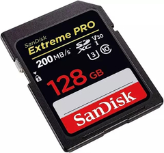 Cartao De Memoria SD 128Gb Sandisk Extreme Pro 200Mb/s - comprar online