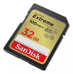 Cartao de Memoria Sd 32gb Sandisk Extreme 100mb/s - comprar online