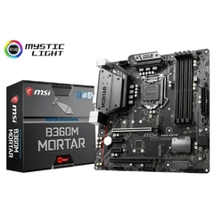 Placa Mae Msi B360m Mortar Lga1151 8º/9º Ddr4 sata3 M.2 Vga Hdmi