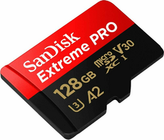 Cartao de Memoria Micro Sd 128gb Sandisk Extreme Pro 2x1 4k 200mb/s - comprar online