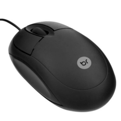 Mouse Office com Fio Usb Bright Preto na internet