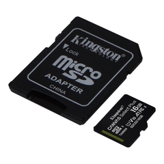 CARTAO DE MEMORIA MICRO SD 16GB KINGSTON 2X1 CLASSE 10 100MB - comprar online