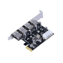 PLACA PCI-E 4 PORTAS USB 3.0 VINIK na internet