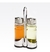 Set Aceite Vinagre Vidrio Mesa Ensaladas 2 Piezas Acero Inox - comprar online