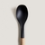 Cuchara Cocina De Nylon Negro Mango De Madera R18