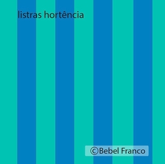 TECIDO BF LISTRAS HORTÊNCIA - comprar online