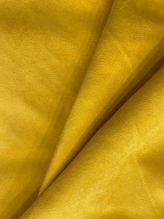 TECIDO PARIS SUEDE AMARELO