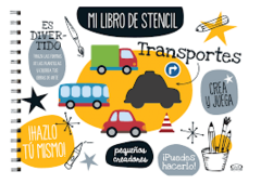 Mi libro de stencil. Transportes