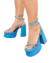 Sandália Meia Pata Dupla Cinderella Foot Azul