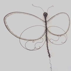 Mariposa de alambre