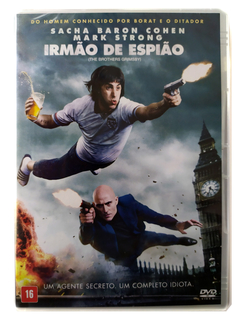 DVD Irmão De Espião Sacha Baron Cohen Mark Strong Novo Original Isla Fisher Rebel Wilson Louis Leterrier